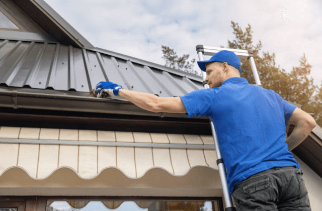 gutter cleaning in blaine